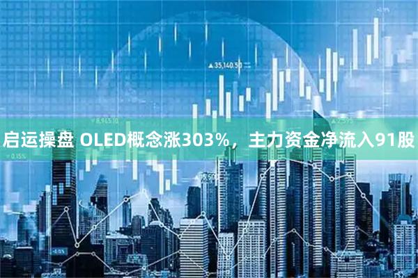 启运操盘 OLED概念涨303%，主力资金净流入91股
